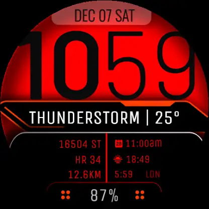 Watch Face WF121 screenshot 4