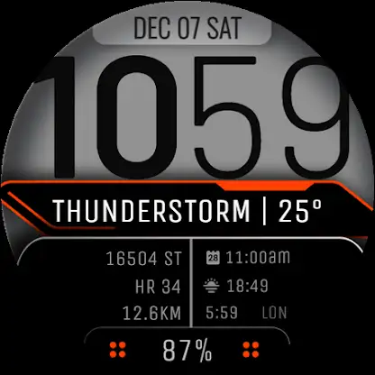 Watch Face WF121 screenshot 8