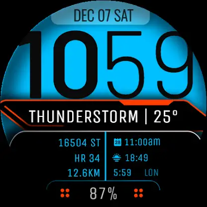 Watch Face WF121 screenshot 3