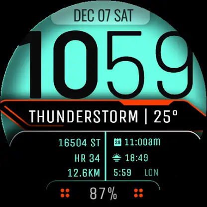 Watch Face WF121 screenshot 9