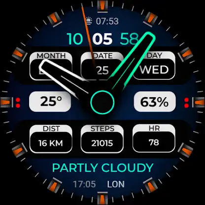 Watch Face WF123 screenshot 5