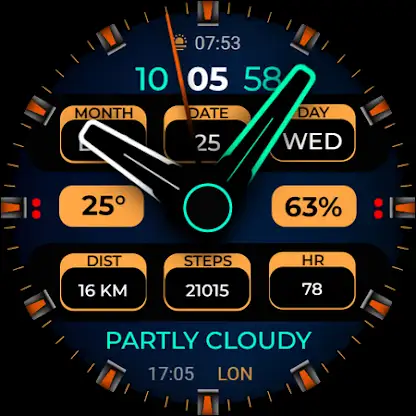 Watch Face WF123 screenshot 3