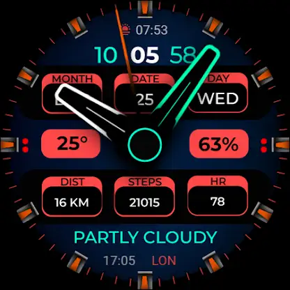 Watch Face WF123 screenshot 9