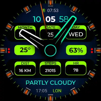 Watch Face WF123 screenshot 6