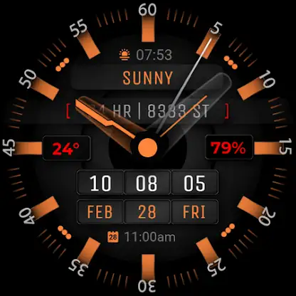 Watch Face WF128 screenshot 9
