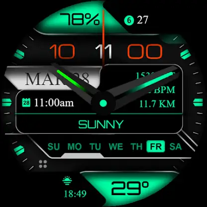 Watch Face WF133 screenshot 8