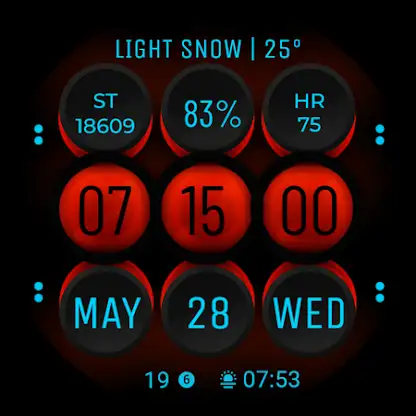 Watch Face WF141 screenshot 9
