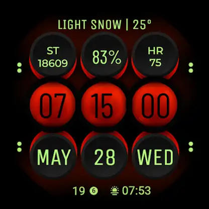 Watch Face WF141 screenshot 8