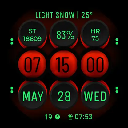 Watch Face WF141 screenshot 10