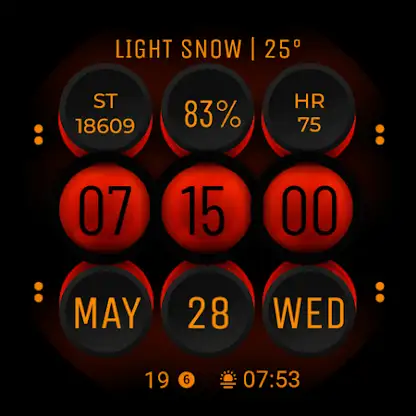 Watch Face WF141 screenshot 3