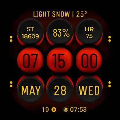 Watch Face WF141 screenshot 6