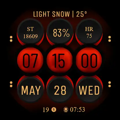 Watch Face WF141 screenshot 4