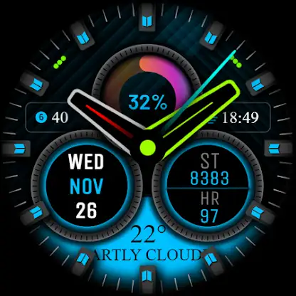 Watch Face WF159 screenshot 10