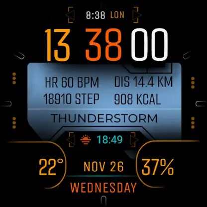 Watch Face WF161 screenshot 8