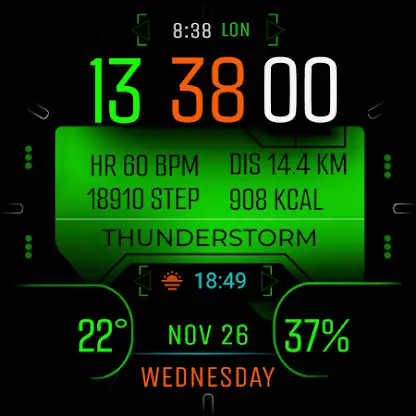 Watch Face WF161 screenshot 9