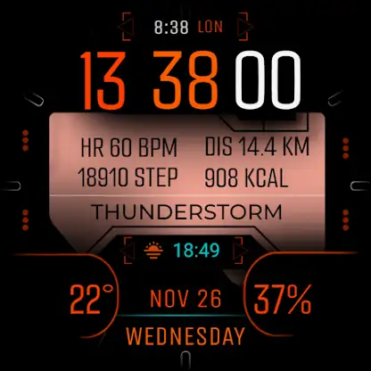 Watch Face WF161 screenshot 4