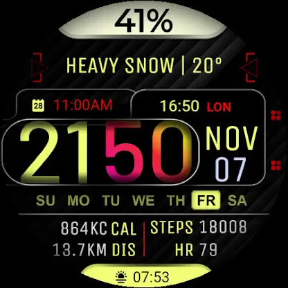 Watch Face WF162 screenshot 7