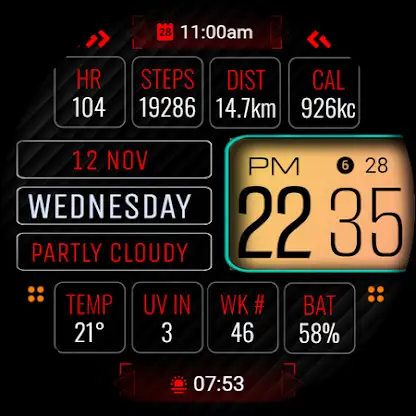 Watch Face WF163 screenshot 10