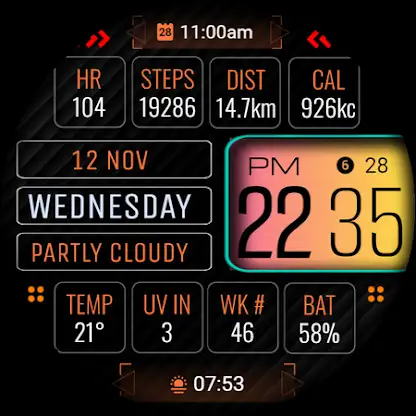 Watch Face WF163 screenshot 4