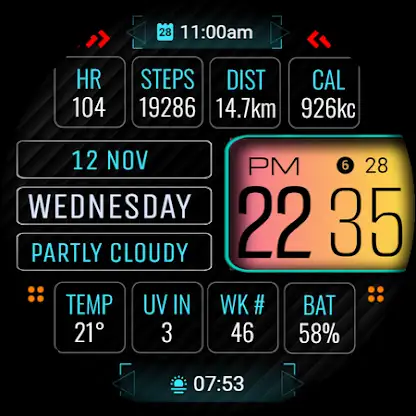 Watch Face WF163 screenshot 8