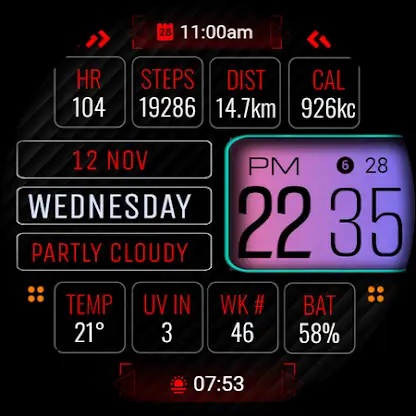 Watch Face WF163 screenshot 7