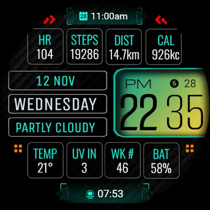 Watch Face WF163 screenshot 5