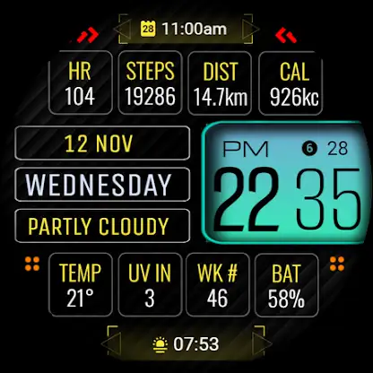 Watch Face WF163 screenshot 9
