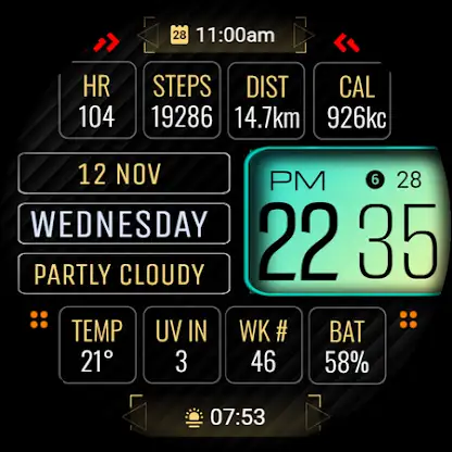 Watch Face WF163 screenshot 6
