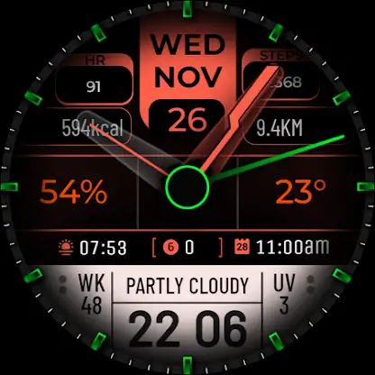 Watch Face WF172 screenshot 6