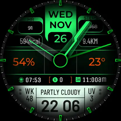 Watch Face WF172 screenshot 4