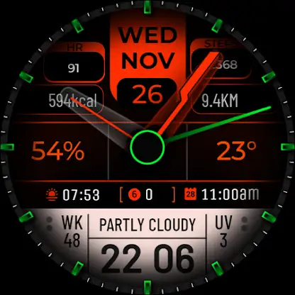 Watch Face WF172 screenshot 3