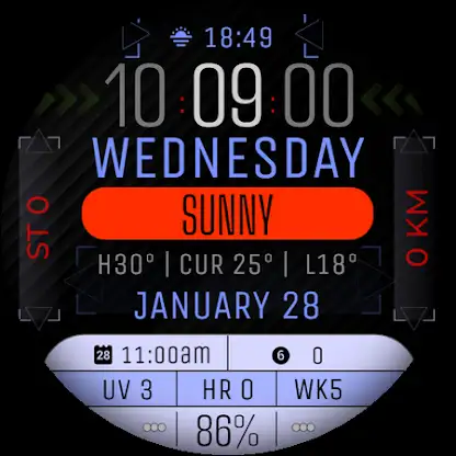 Watch Face WF174 screenshot 10