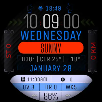 Watch Face WF174 screenshot 4