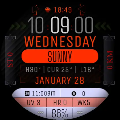 Watch Face WF174 screenshot 3