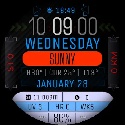 Watch Face WF174 screenshot 8