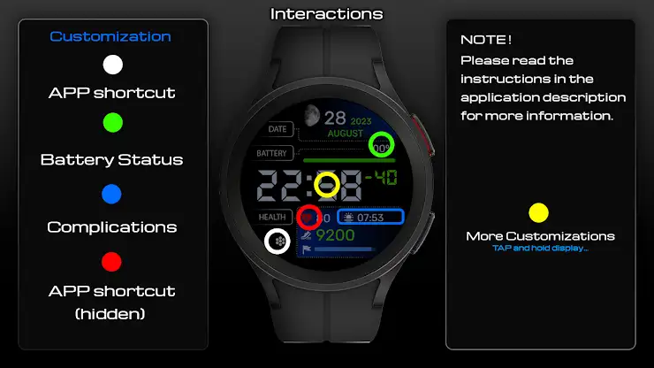 WaTchG010: Digital watch face screenshot 6