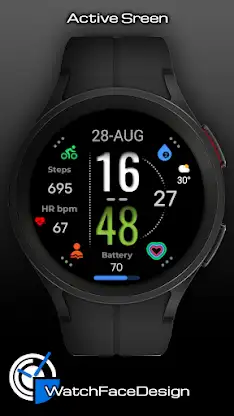 WaTchG018: Digital watch face screenshot 1