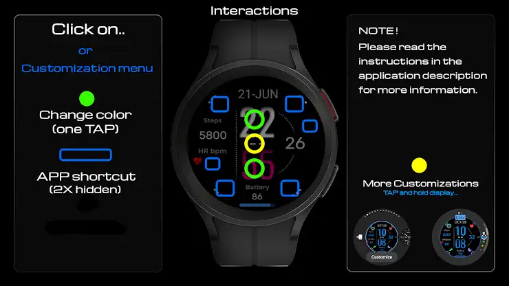 WaTchG018: Digital watch face screenshot 7