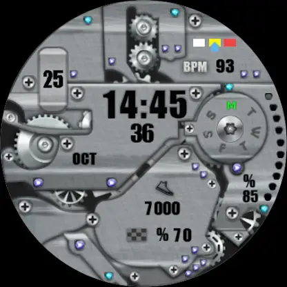 W-Design WOS034 Watch Face screenshot 2