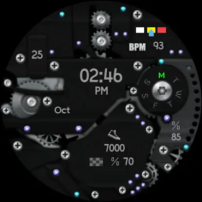 W-Design WOS034 Watch Face screenshot 4