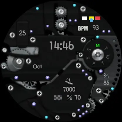 W-Design WOS034 Watch Face screenshot 3