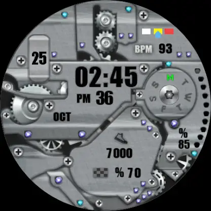 W-Design WOS034 Watch Face screenshot 1
