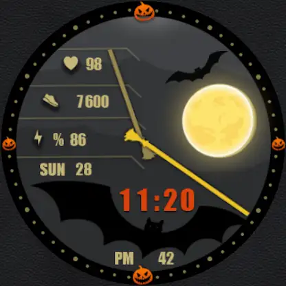 Halloween  Animated Watch Face screenshot 6