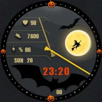Halloween  Animated Watch Face screenshot 3