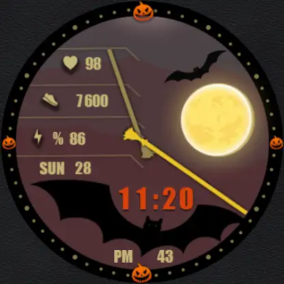 Halloween  Animated Watch Face screenshot 7