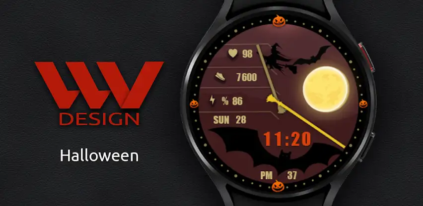 Halloween  Animated Watch Face screenshot 1