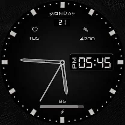 W-Design WOS001 - Watch Face screenshot 2