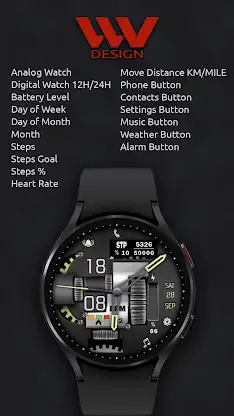 W-Design WOS011 - Watch Face screenshot 2