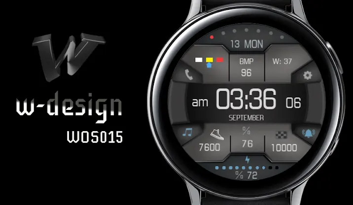 W-Design WOS015 - Watch Face screenshot 1
