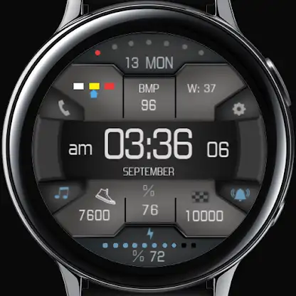 W-Design WOS015 - Watch Face screenshot 4